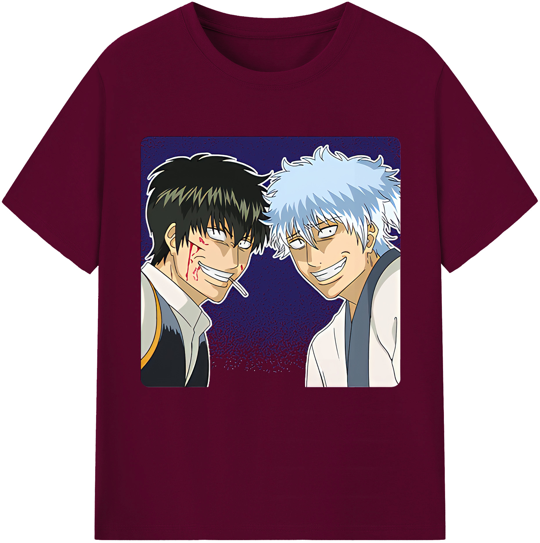 （画像用） ぎんたま 坂田銀時（さかたぎんとき） 神楽 志村新八（しむら しんぱち） GINTAMA Sakata Gintoki Kagura Shimura Shinpachi レディースカジュアルプリントTシャツ（綿100％）